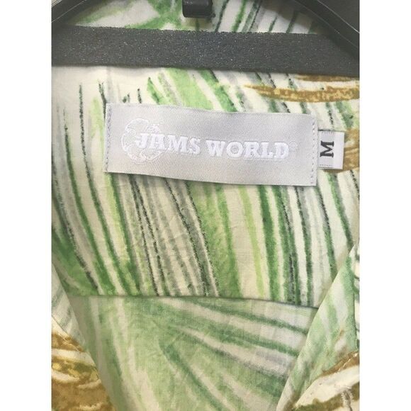 Jams World Men Astoria Print Hawaiian Shirt M NEW - Picture 3 of 9